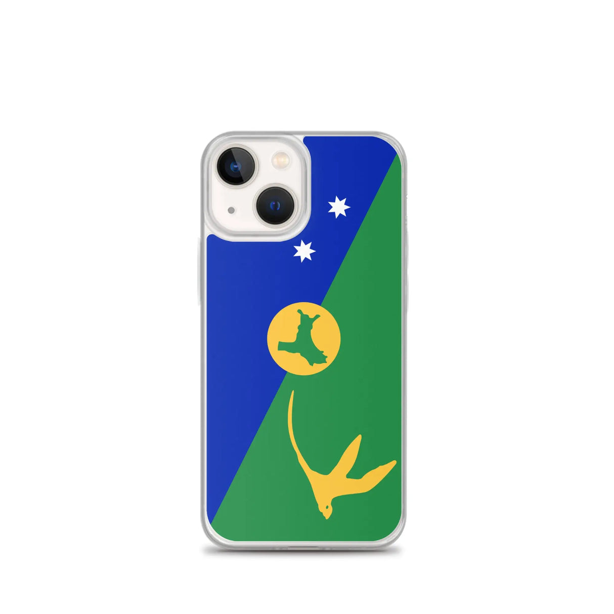 Coque iphone drapeau île christmas souple antichoc transparente