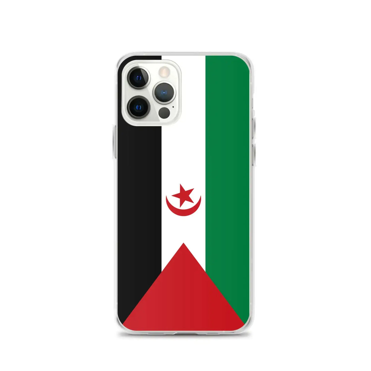 Coque iphone sahara occidental souple antichoc transparente