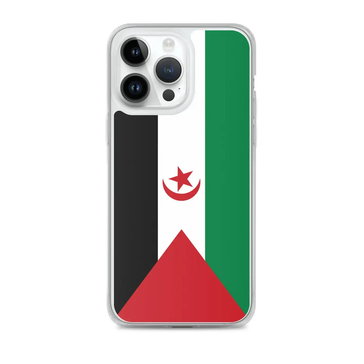 Coque iphone sahara occidental souple antichoc transparente
