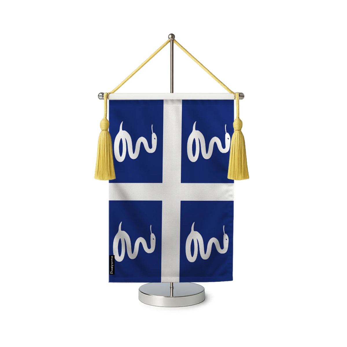 Fanion table drapeau martinique en polyester
