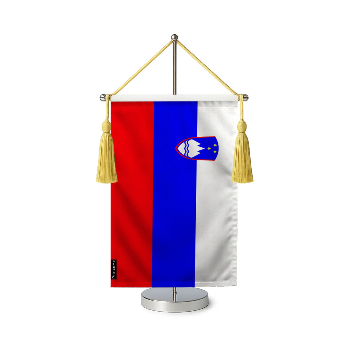Fanion table drapeau slovénie en polyester