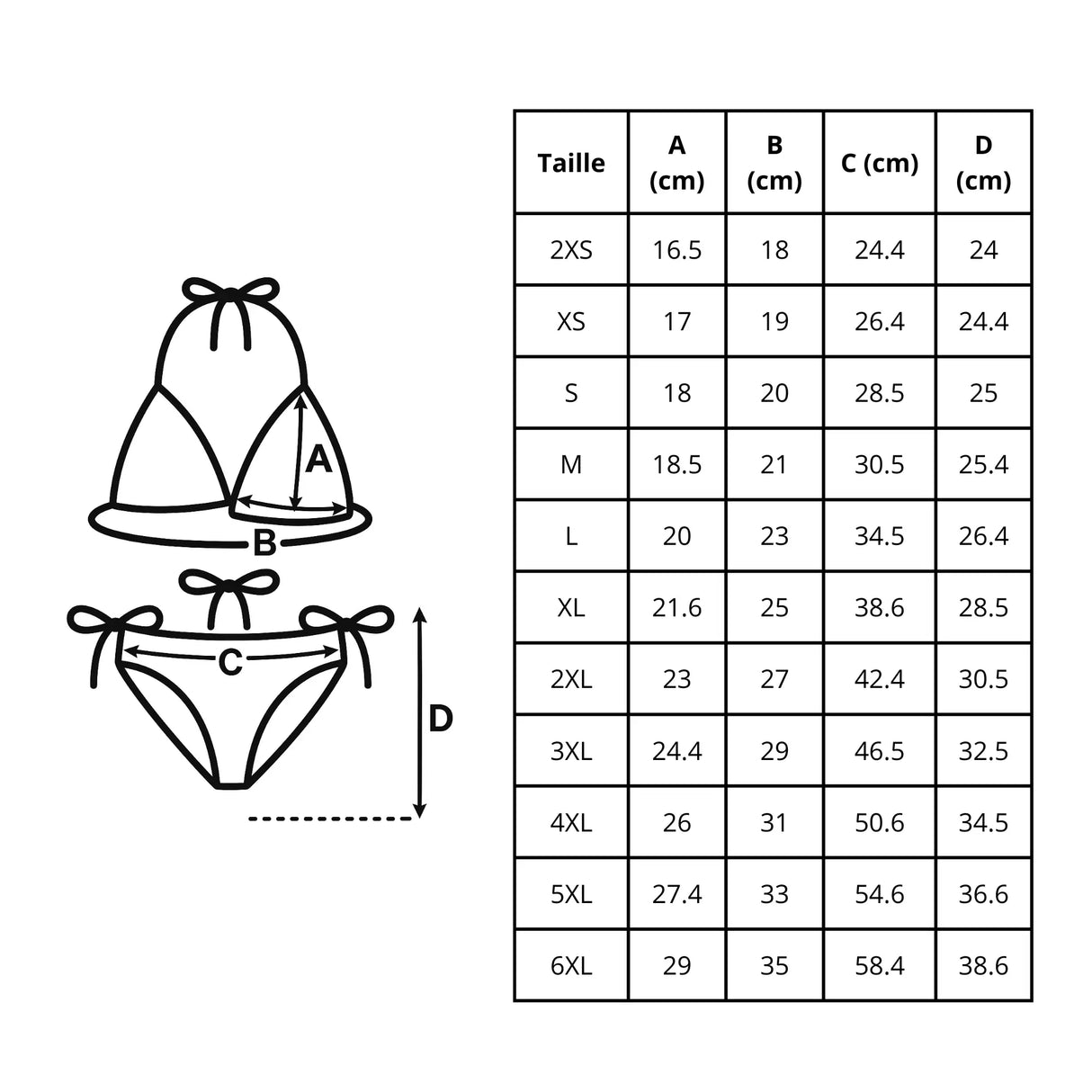 Bikini drapeau maroc en tissu recyclé impression all over