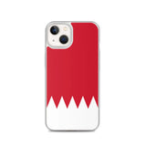 Coque iphone drapeau bahreïn souple antichoc transparente