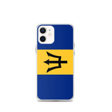 Coque iphone drapeau barbade souple antichoc transparente