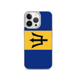 Coque iphone drapeau barbade souple antichoc transparente