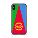 Coque iphone drapeau érythrée souple antichoc transparente