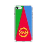 Coque iphone drapeau érythrée souple antichoc transparente