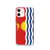 Coque iphone drapeau kiribati souple antichoc transparente