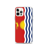 Coque iphone drapeau kiribati souple antichoc transparente