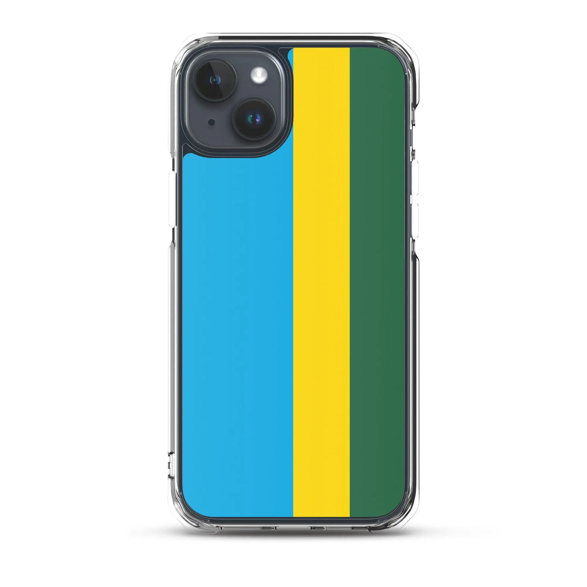 Coque iphone drapeau rwanda souple résistante antichoc
