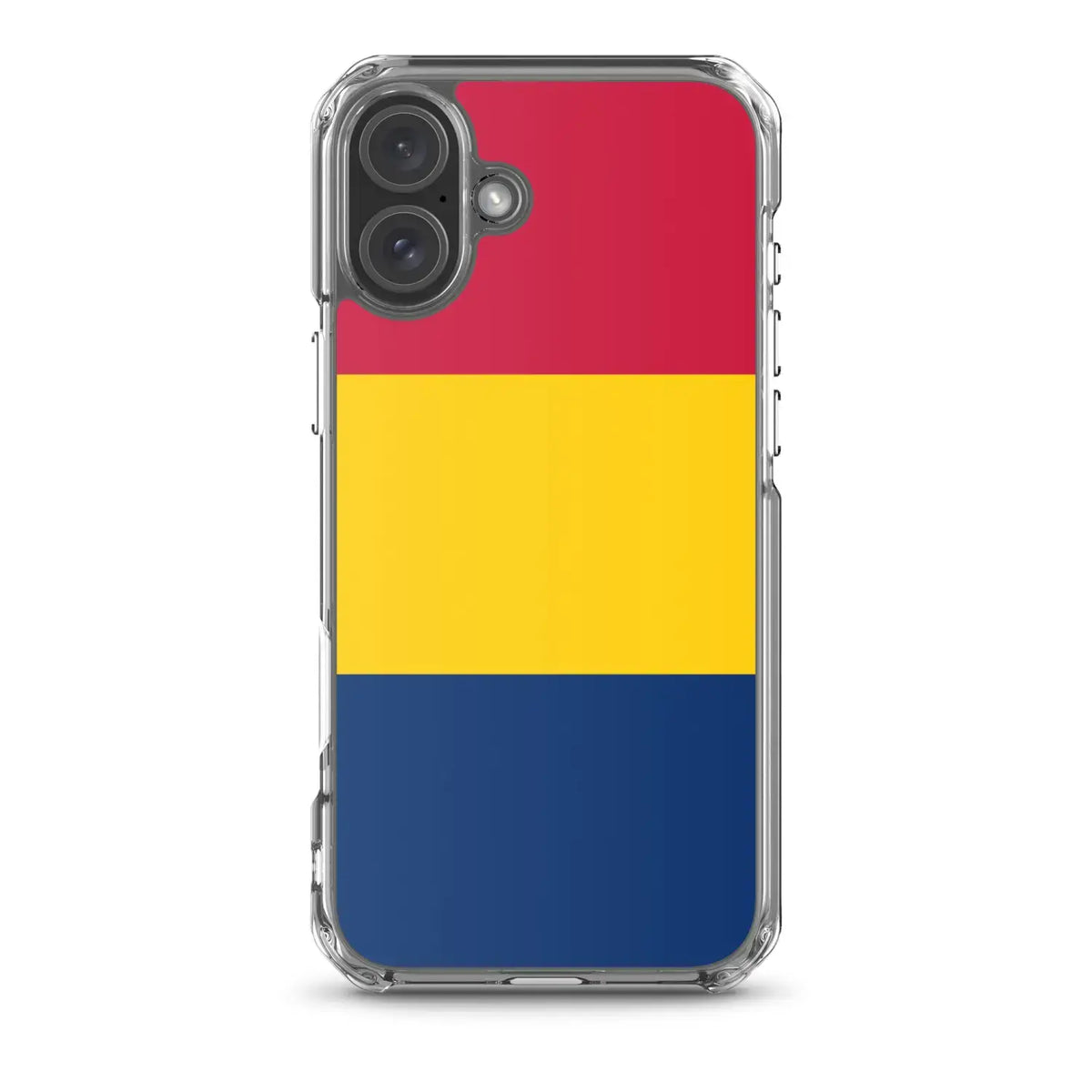 Coque iphone drapeau tchad souple antichoc transparente