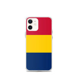 Coque iphone drapeau tchad souple antichoc transparente