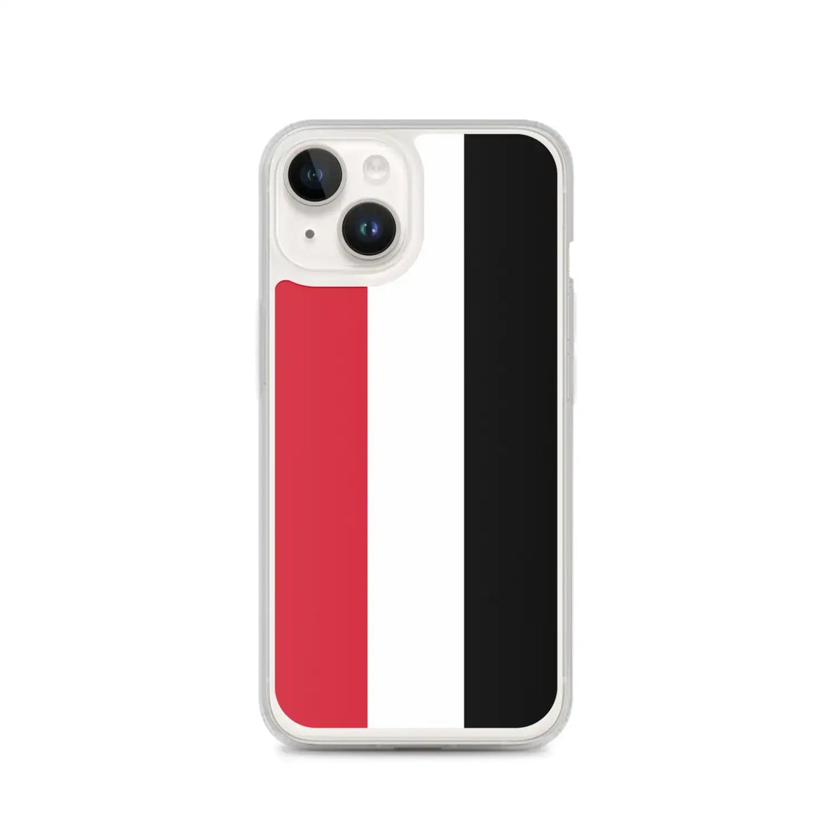 Coque iphone drapeau yémen souple antichoc transparente