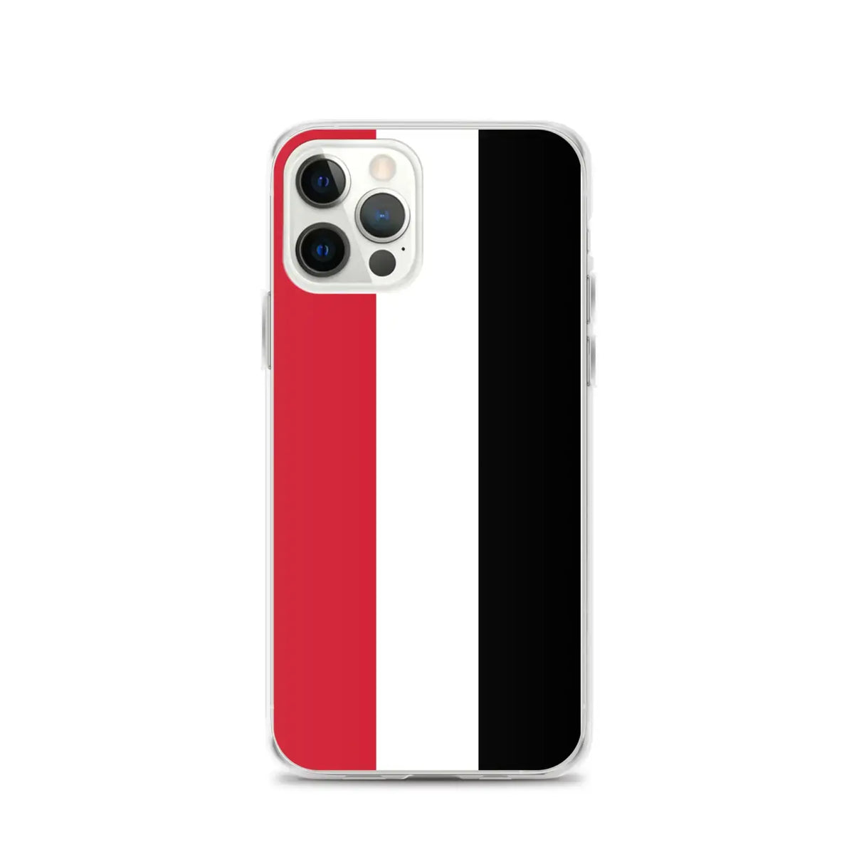 Coque iphone drapeau yémen souple antichoc transparente