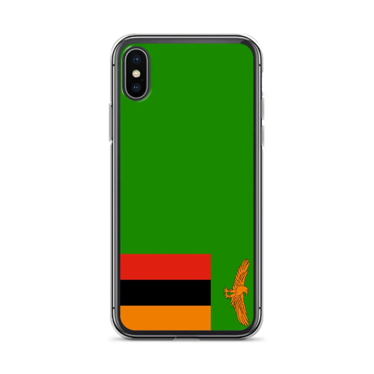 Coque iphone drapeau zambie souple transparente antichoc