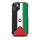 Coque iphone sahara occidental souple antichoc transparente
