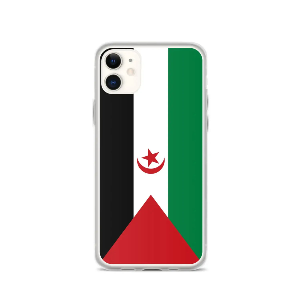 Coque iphone sahara occidental souple antichoc transparente