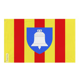 Drapeau ariège polyester résistant double ourlet œillets