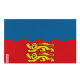 Drapeau calvados polyester résistant avec œillets à gauche