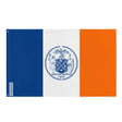 Drapeau new york polyester résistant œillets à gauche