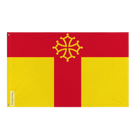 Drapeau tarn polyester résistant à œillets double ourlet
