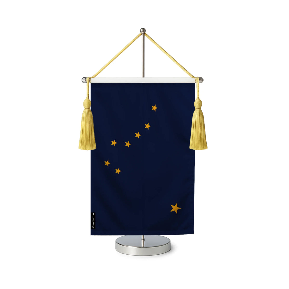 Fanion table drapeau alaska en polyester