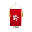Fanion table drapeau hong kong en polyester