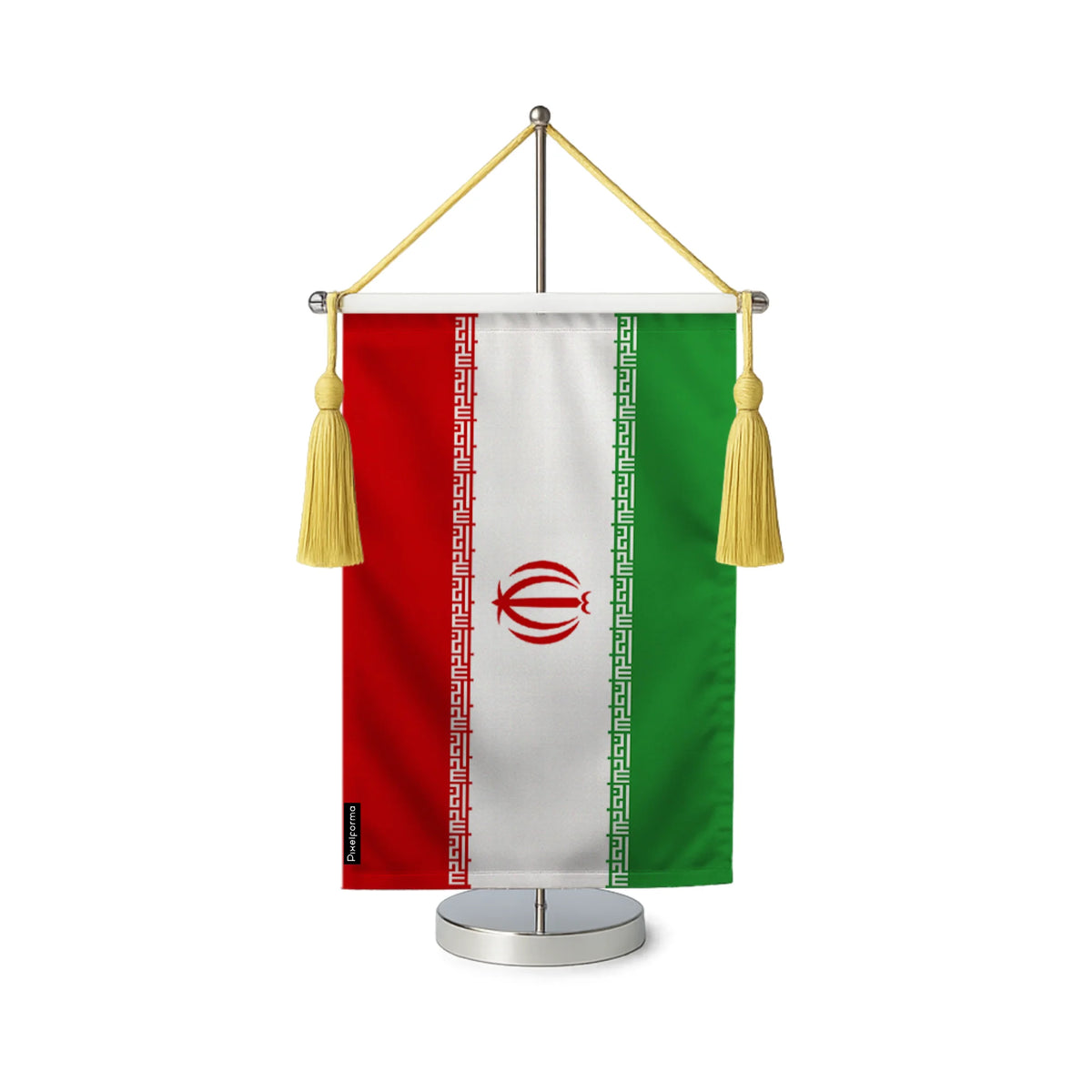 Fanion table drapeau iran en polyester