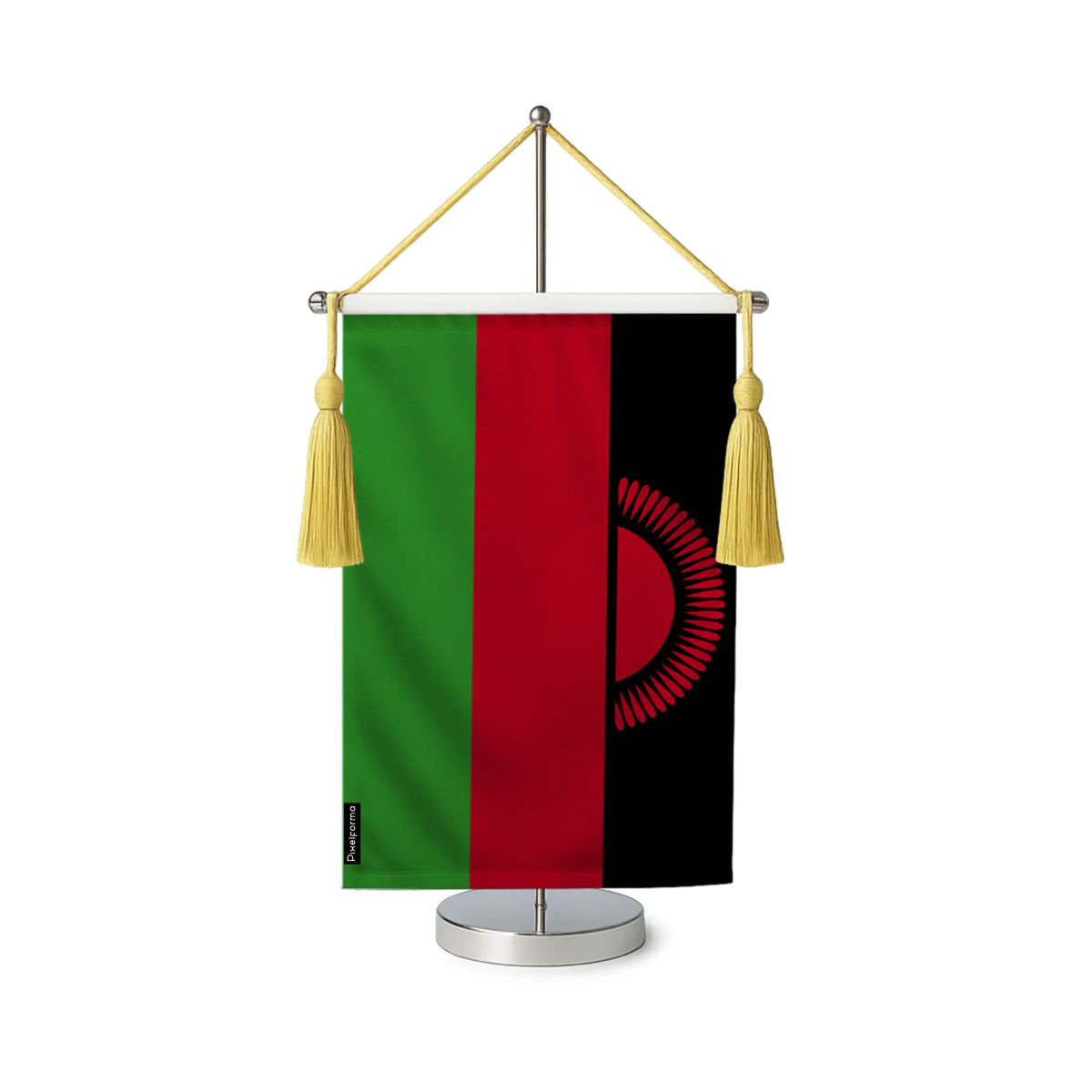 Fanion table drapeau malawi en polyester