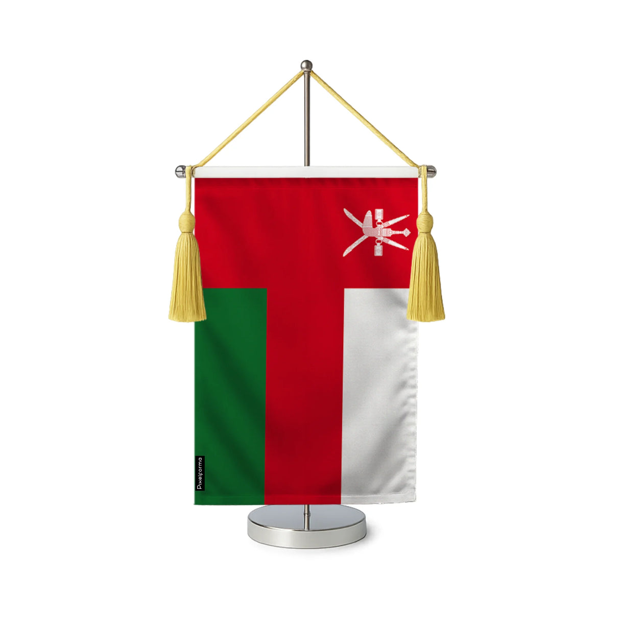Fanion table drapeau oman en polyester