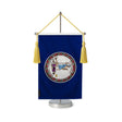 Fanion table drapeau virginie en polyester