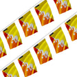 Guirlande drapeau bhoutan en polyester à accrocher