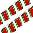 Guirlande drapeau guadeloupe polyester à accrocher