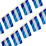 Guirlande drapeau nicaragua en polyester à accrocher