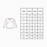 Sweat-shirt drapeau maldives coton mélangé brodé doux
