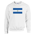 Sweat-shirt drapeau nicaragua coton mélangé broderie douce
