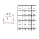 T-shirt à manches longues états-unis coton broderie couleur